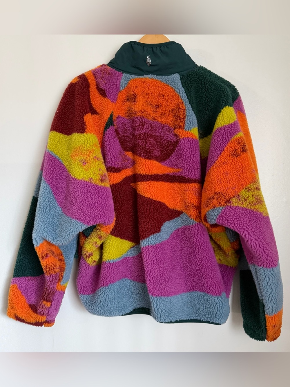 Free People Movement Rocky Ride Hit The Slopes Sherpa Pullover Sweater Sz Large - Picture 11 of 14